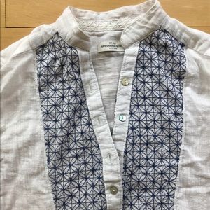 Abercrombie Embroidered Popover | Like New